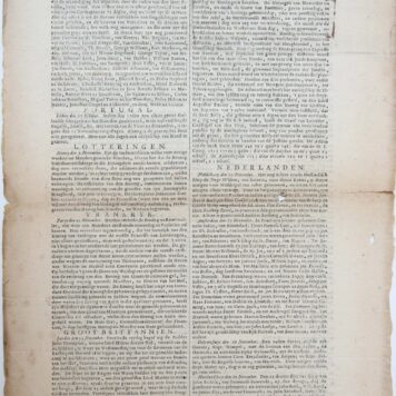 [Newspaper/Krant 1736] ’s Gravenhaegse Maendaegse Courant 1736, No 139, 1 p.