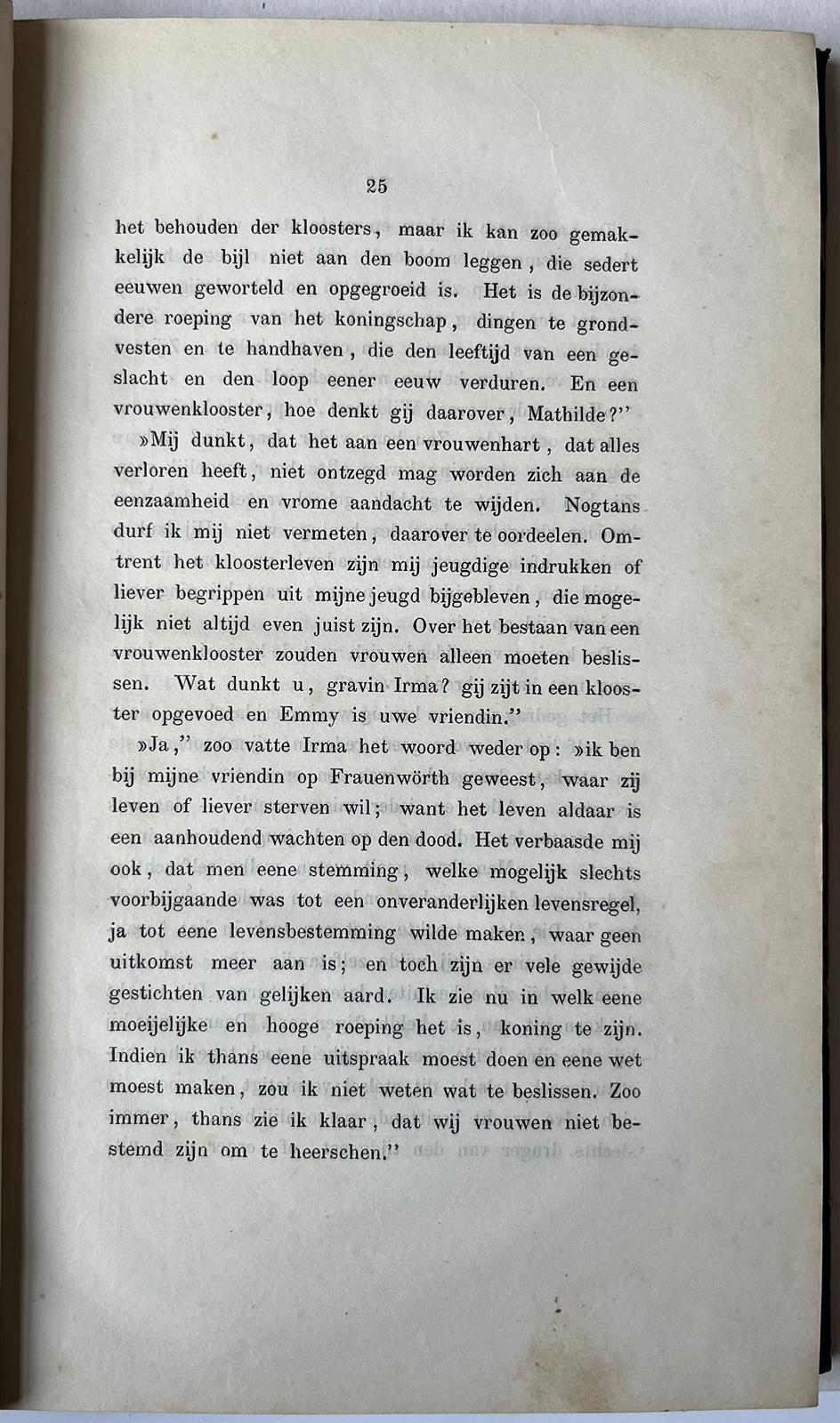 [Rare literature 1867-1868] Op de hoogte. Roman. Vertaald uit het Duits. Utrecht, L.E. Bosch en zoon, 1867-1868. [3 volumes]