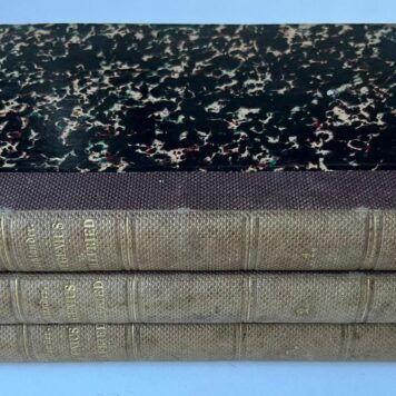 [Literature 1853] Lotgevallen van Eugenius Stillfried. Vertaald uit het Duits. Utrecht, D. Post Uiterweer,1853, 3 parts, 8, 326; [4] 4, 312; [4] 4, 295 pp.