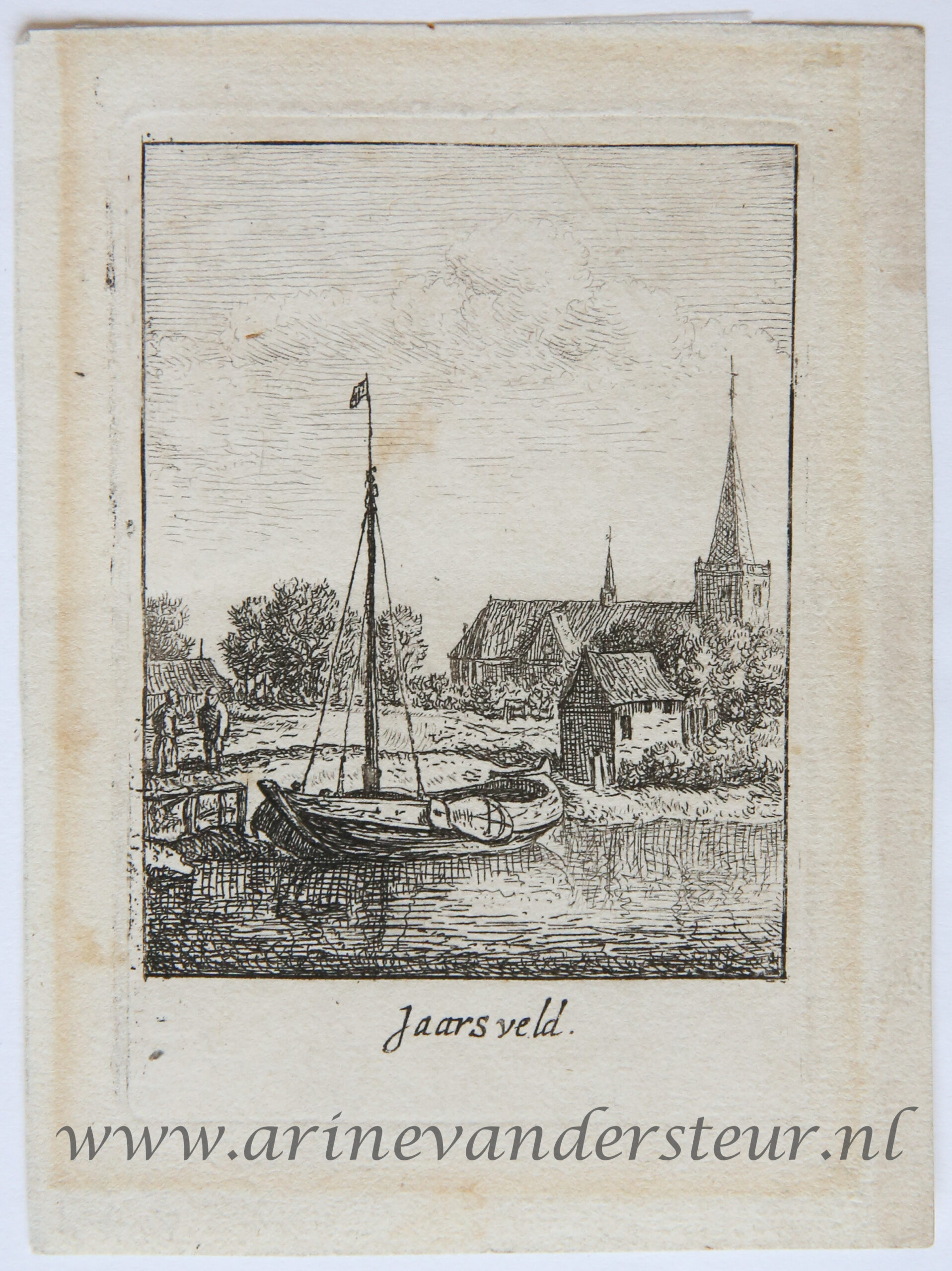 [Original etching, ets] J. v. Almeloveen after H. Saftleven. The village of Jaarsveld, published 1650-1700 .