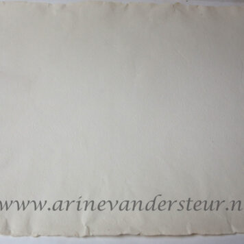 [Cotton paper] Sheet of cotton paper. Thick and soft paper with mark SIRENE, high quality, folio, 1 p.