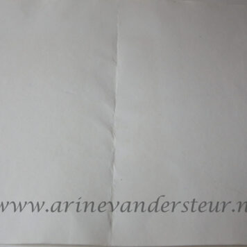[Cotton paper] Sheet of cotton paper. Thick and soft paper with mark SIRENE, high quality, folio, 1 p.