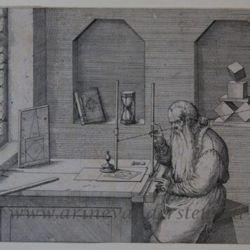 [Antique print, etching, 1561/91] Portrait of Wenzel Jamnitzer, published ca. 1561-1591, 1 p.