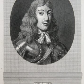 [Antique print; engraving] WILLEM III IN 1672, published ca. 1840-1884.