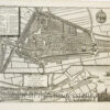 [Cartography, antique print, etching] Map of Edam (Oude kaart van Edam), published 1744.