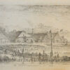 [Antique print, etching, oude prent Schellingwoude] Te SCHELLINGWOUDE, Ao 1619 (Amsterdam Noord), published ca. 1722/84.