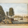 [Antique print, handcolored etching] OVERDAM, published before 1764.