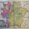 [Antique print, cartography, handcolored engraving] Map of Lorraine, published ca. 1706.