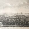 [Antique print, etching and engraving, 1751] An East Prospect of the City of Oxford, published 1751.