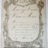 [Paasbrief / Easter Wish Card] D.C. Schoorl. Wish card for Easter, dated 1801.