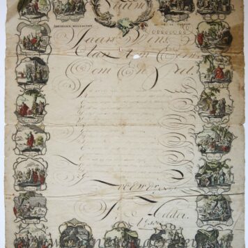 [Nieuwjaarswensch / New Year Wishes, 1802] J. Helder. Wish card for the New Year, dated 1802, 1 p.