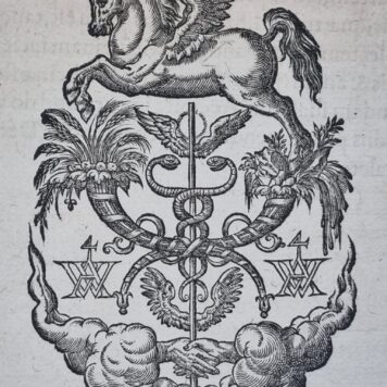 [Antique title page, 1580] DE FEBRIBUS , published 1580, 1 p.