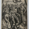 [Antique title page, 1664] Nassouser heldens pronk-toneel / Allegorische voorstelling met mannen in harnas, Faam en Hollandse Maagd, published 1664, 1 p.