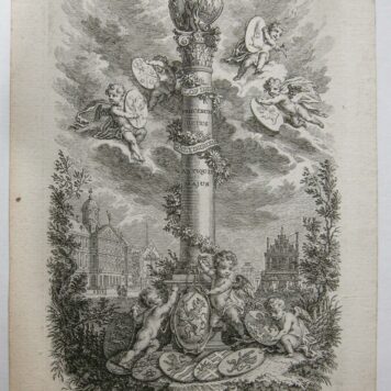 [Antique title page, ca. 1766] Lof der Onzydigheid, published ca. 1766, 1 p.
