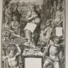 [Antique title page, ca. 1718] Allegorical frontispiece (frontispice, boekillustratie), published ca. 1718, 1 p.