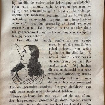 Humoristische schetsen over den neus. Nieuwe uitgave. Utrecht, C. van der Post jr., 1858.