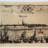 [Antique print, engraving] DE STADT HOORN -- Hoorn, published ca. 1617.