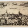 [Antique print, engraving] Guicciardini: ENCHVSA -- Enckhusen (Enkhuisen), published ca. 1650.