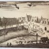 Print/Prent: 't Rasp en Spinhuys tot Middelburgh. / Watermolen met Stads Schuer tot Middelb. (Middelburg), Ca 1696.