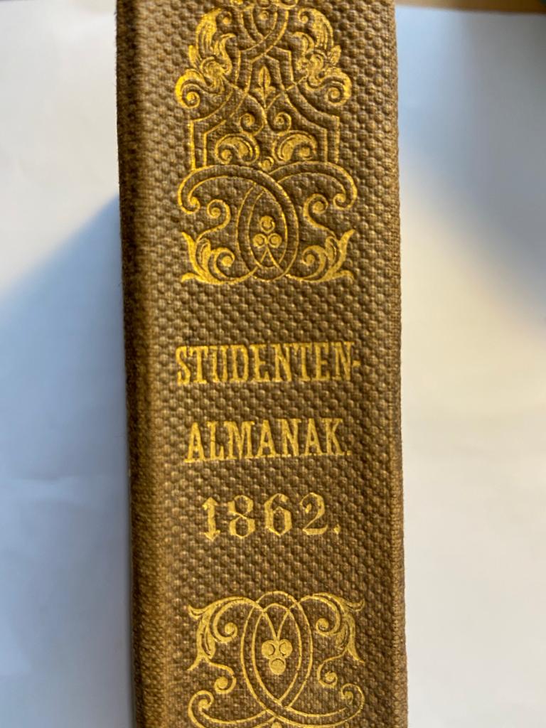 Leidsche Studenten-Almanak 1862, Leiden Engels, 379 pp.