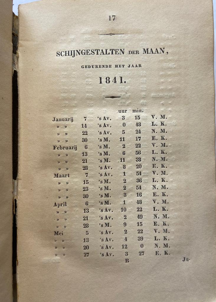 [Leiden] Studenten Almanak 1841, Leyden Herdingh, 217 pp.