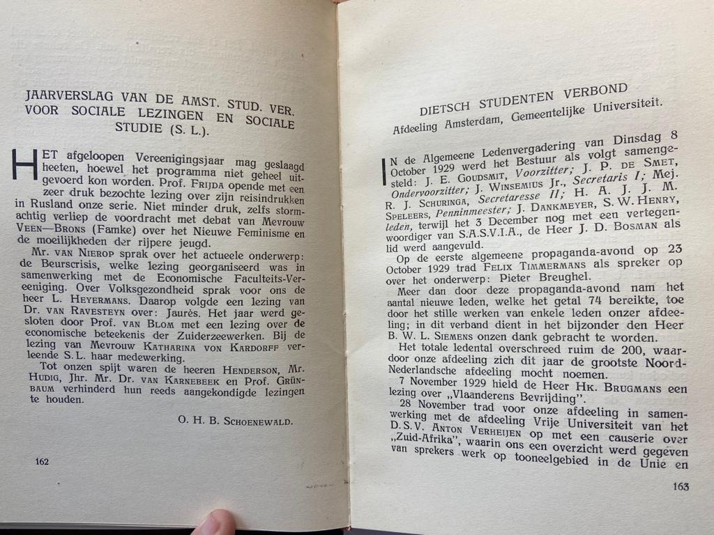 Amsterdamsche Studenten-Almanak 1931, 101-ste jaargang, 543 pp.