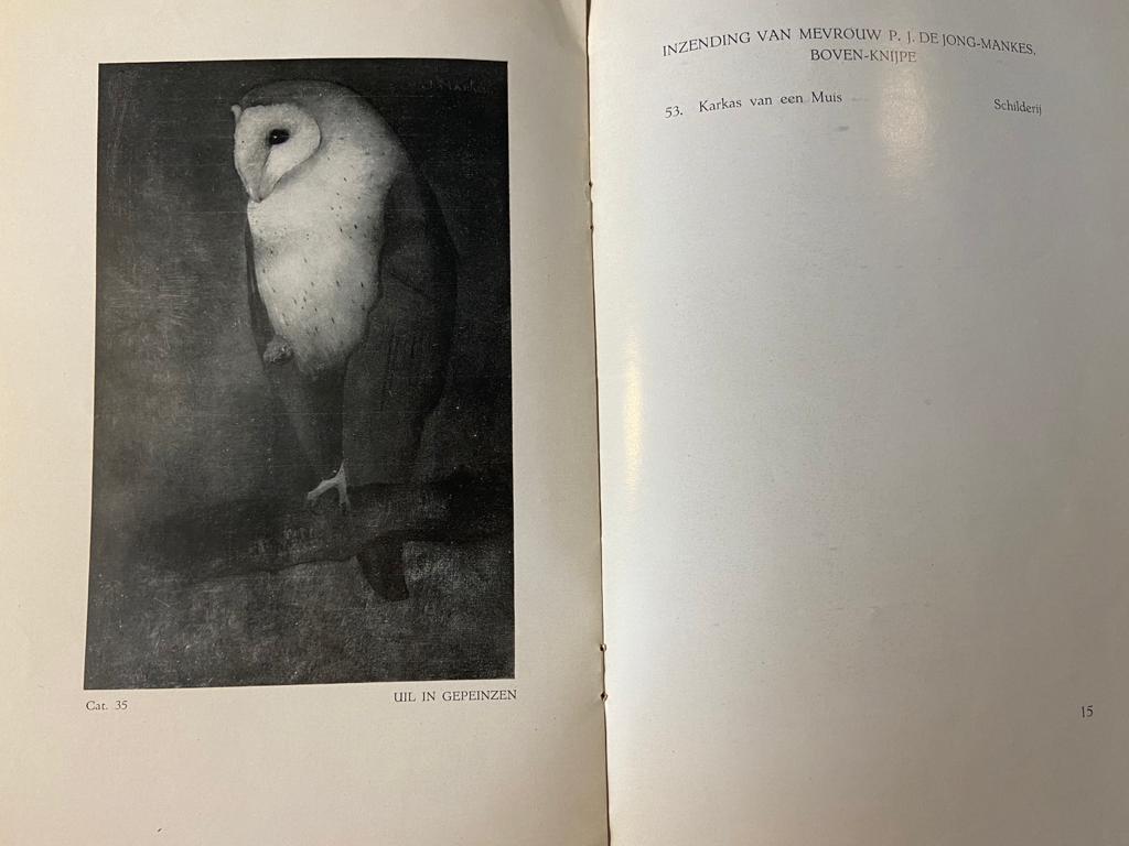 Tentoonstelling van eenig werk van Jan Mankes. Museum Willet Holthuysen 1933, 23 pp.