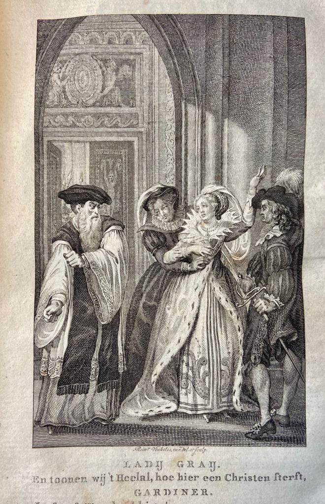 Ladij Johanna Graij. Treurspel. Vertaald uit het Duits. Amsterdam, Johannes Allart, 1791.