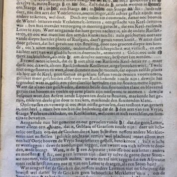 Bericht van een niewe konst, genaemt de spreeckonst (...) waer in verhandelt (...) wort den rechten en tot nuu toe verborgen aert van alle uitspraec (...) nut en dienstig (...) voor alle gemeene schoolmeesters (...) dichters (...) en ouders. Delft, J.P. Waelpot, 1635.