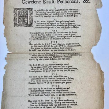 Graf-schrift van Johan de Wit, gewesene raadt-pensionaris, etc.