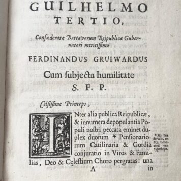 [Medical history] Deductie van Ferdinandus Gruiwardt, der medicijnen doctor en practisijn [...] over 't recht van sijn huijs-vrouw en kinderen [...] Gedrukt in 't jaer ons heeren 1667. [Gebonden met:] Ampliatie van de documenten en stucken raeckende de deductie [...] 1668. [Gebonden met:] Appendix van de voorgaende deductie en ampliatie [...] 1671. [Gebonden met:] Index van de voorgaende deductie, ampliatie en appendix [...] 1672.