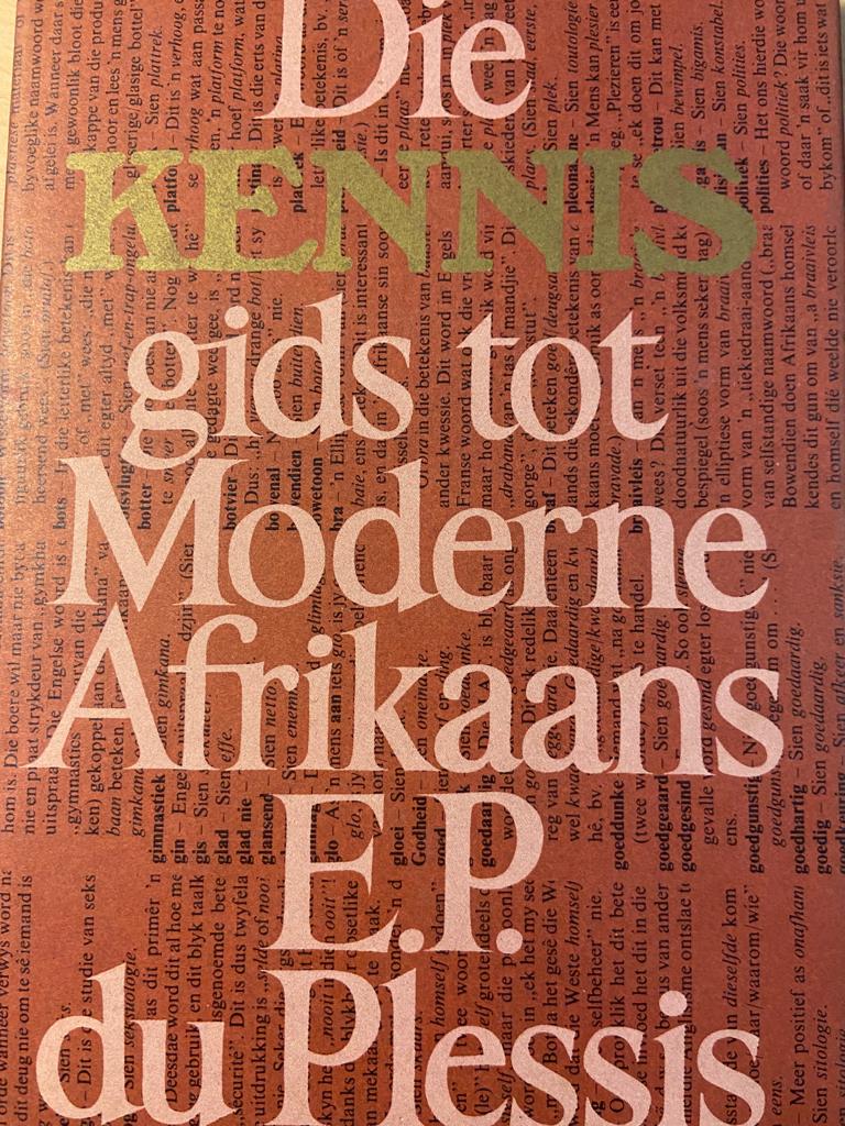 [FIRST EDITION] Die kennis gids tot moderne Afrikaans by E. P. du Plessis, Human & Rousseau 1979, 240 pp.