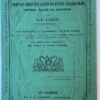 LAROZE -- 'Aanteekeningen over de siroop van Laroze vervaardigd van bittere oranjeschillen. Middel tegen de zenuwen'. Door J.P. Laroze. Parijs [ca. 1880?]. Gedrukte brochure, 8°, 14 pag.