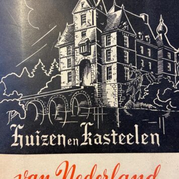Huizen en Kasteelen van Nederland, with tipped in bl/white illustrations, complete, Zwolle la Riviere [ca 1943], 62 pp.