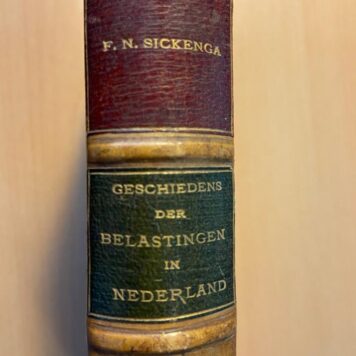 Bijdrage tot de geschiedenis der belastingen in Nederland, Leiden P. Engels 1864, 15 + 202 pp.