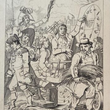 Nagelaten verhandelingen en stukken van onderscheidene aard van A. Fokke, Simonsz. voorafgegaan door een korte schets van zijn karakter en leven met Caricatuurplaten. Tweede druk, Amsterdam Ten Brink & De Vries 1831, 240 pp.