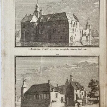 't Kasteel Oyen in 't Ampt van tusschen Maas en Waal. 1732. / 't Kasteel Oyen.