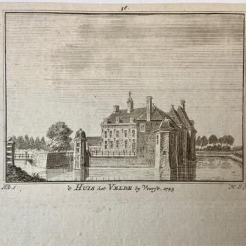 t Huis het Velde bij Voorst. 1743.
