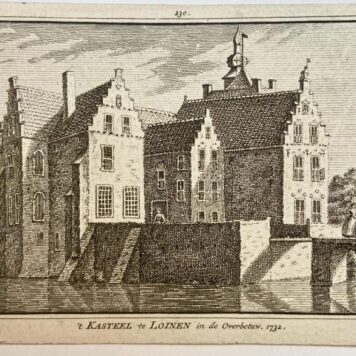 t Kasteel te Loinen in de Overbetuw. 1732.