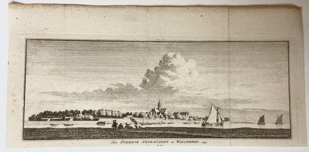 Het Steedje Arnemuiden in Walcheren. 1745.
