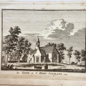 De Kerk te 's Heer Jansland. 1745.