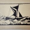 [Woodcut/houtsnede] "Zeeuwse Hoogaarzen".