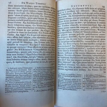 Colloquia, cum notis selectis variorum, addito indice novo, accurante Corn. Schrevelio. Leiden / Rotterdam, Hackius, 1664.