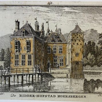 [Antique print] De Ridder-Hofstad Moersbergen.