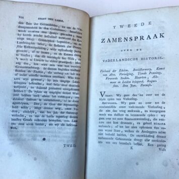 [First Edition] Het vereenigd Nederland. Amsterdam, J. Allart, 1788, (12)+605+(15) pp.