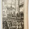 [Antique print, etching] Het rechtsgeding van Johan van Oldenbarneveld &c./Trial of Johan van Oldenbarnevelt, 1760.