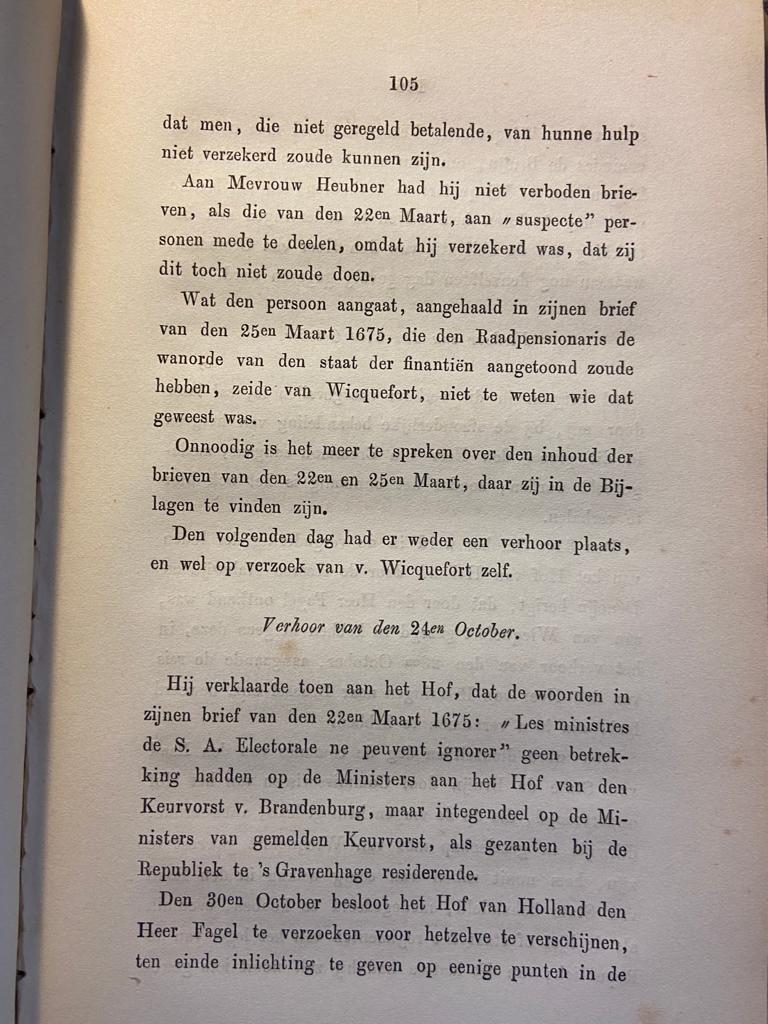 Abraham van Wicquefort en zijn proces. Leiden, 1857, [dissertatie].