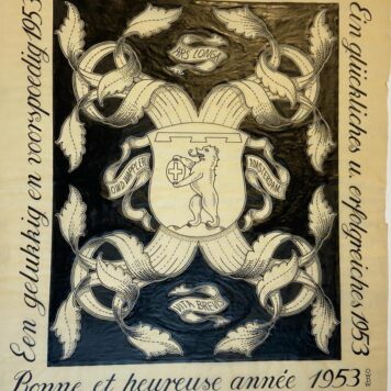 WAPPLER, HERALDIEK Wapentekeningen door O.W.D. Wappler, ca. 1950-1975 getekend op dun papier, ca. 30x30 cm per blad.