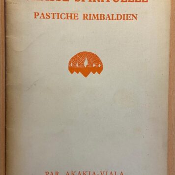 La chasse spirituelle de Pastiche Rimbaldien, Par Akakia-Viala et Nicolas Bataille, 16 pp.