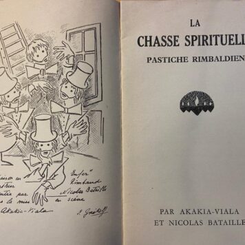 La chasse spirituelle de Pastiche Rimbaldien, Par Akakia-Viala et Nicolas Bataille, 16 pp.